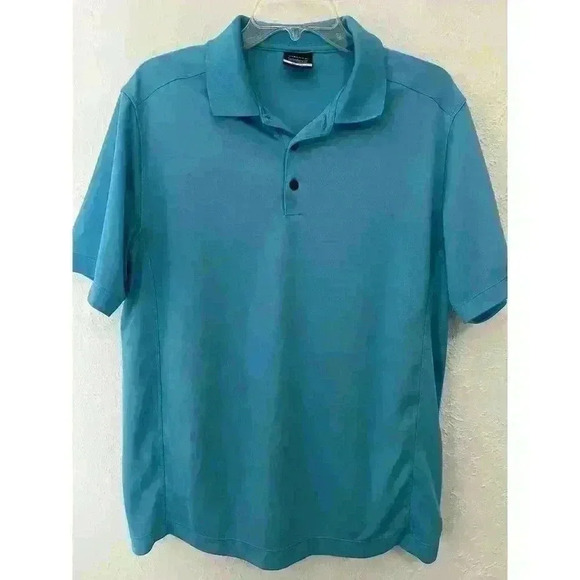 NIKE GOLF Mens medium L Tour Performance Dri-Fit Polo shirt Combine - Picture 2 of 9